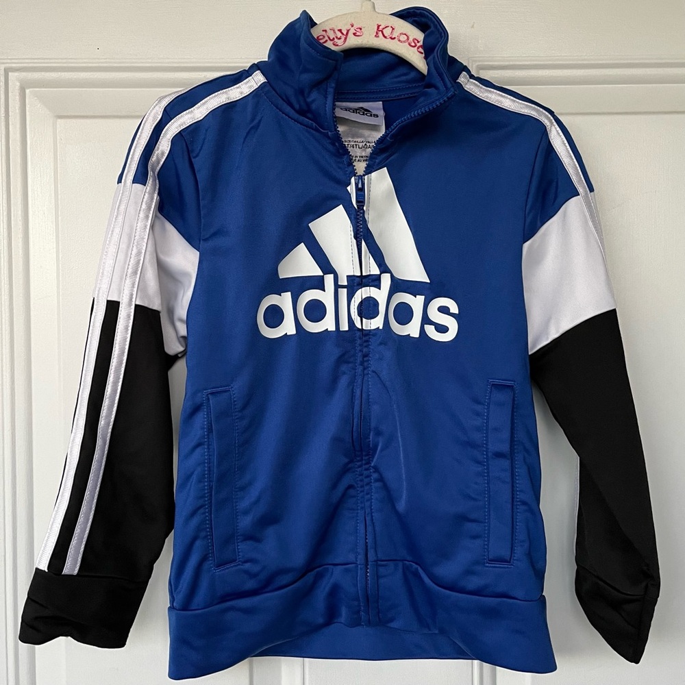 •Adidas• Toddlers Lightweight Zipper Jacket - Size 4T